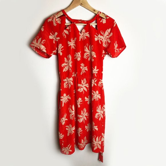 NWT! Viva Vena Chamberlan Dress - Orchid Print - Picture 2 of 6